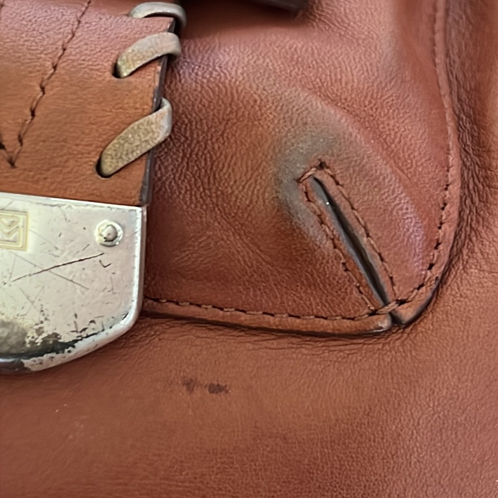 Vintage MICHAEL Michael Kors Leather Satchel - Picture 13 of 16